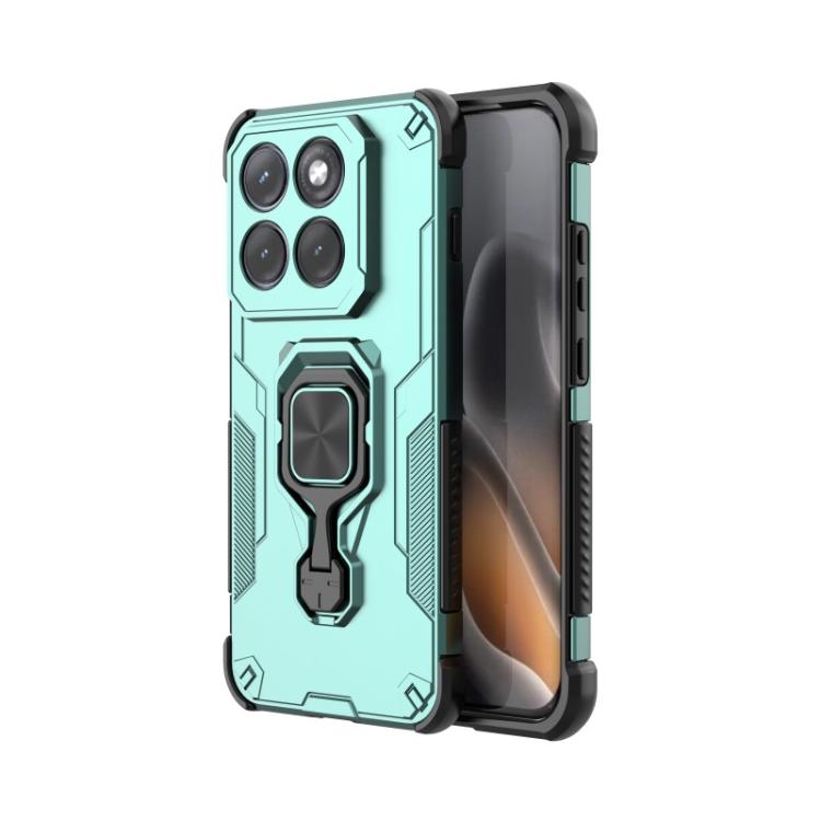 For Motorola Edge 70 Pro 5G WANLONFENG Metal Kickstand Phone Case with Screen Protector