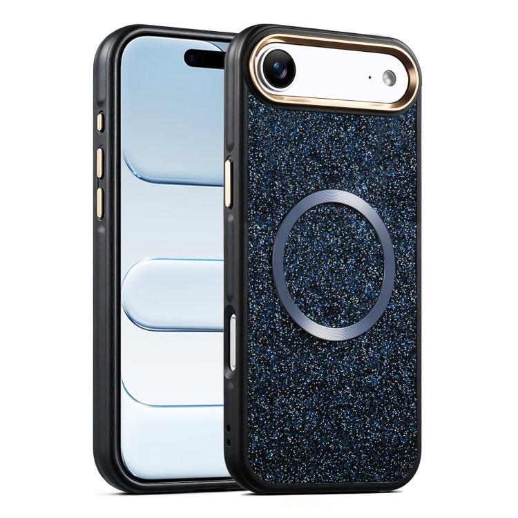 For iPhone Air Glitter Airbag Shockproof Magnetic Phone Case