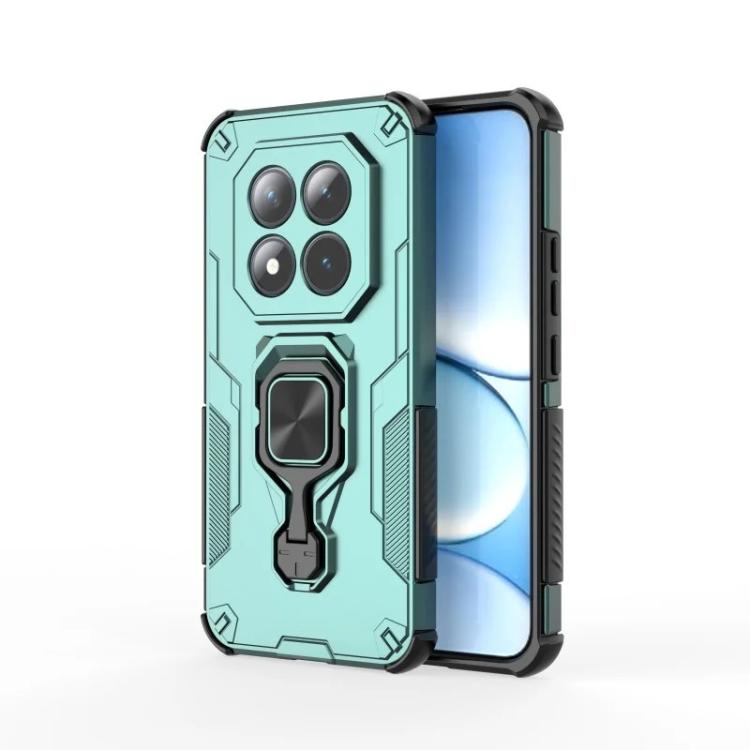 For Redmi Note 15 4G Global 164mm WANLONFENG Metal Kickstand Phone Case with Screen Protector