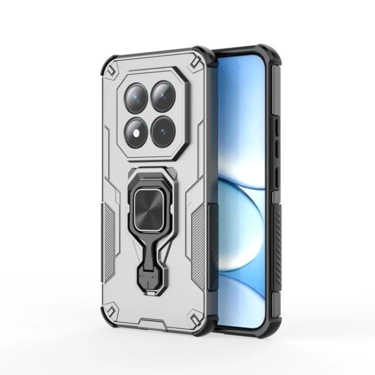 For Redmi Note 15 Pro+ 5G Global 163.3mm WANLONFENG Metal Kickstand Phone Case with Screen Protector