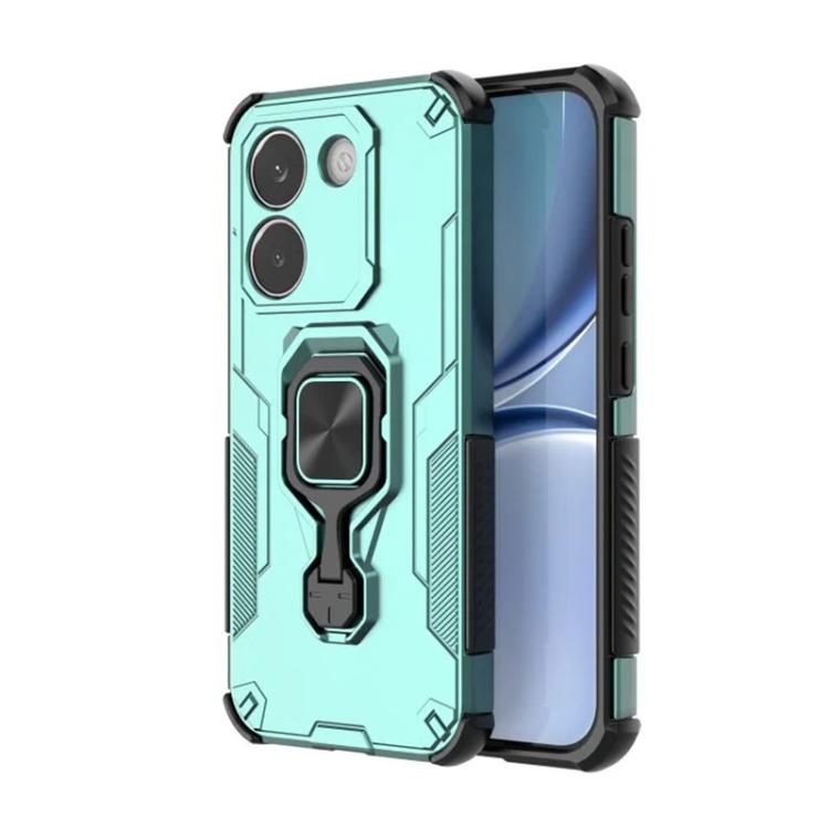 For Redmi Turbo 5 5G  / Poco X8 Pro 5G WANLONFENG Metal Kickstand Phone Case with Screen Protector