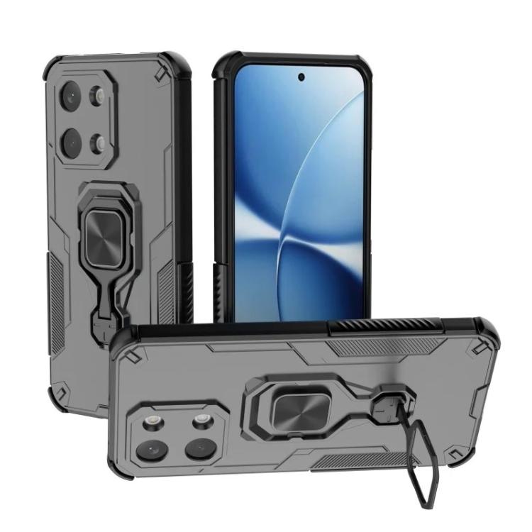 For Redmi Turbo 5 Max / Poco X8 Pro Max WANLONFENG Metal Kickstand Phone Case with Screen Protector