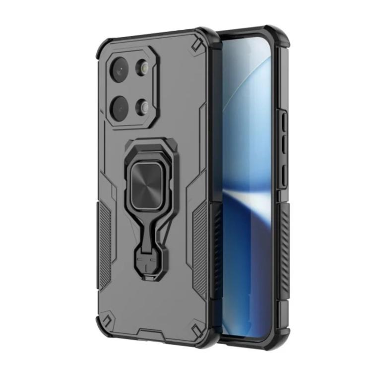 For Redmi Turbo 5 Max / Poco X8 Pro Max WANLONFENG Metal Kickstand Phone Case with Screen Protector