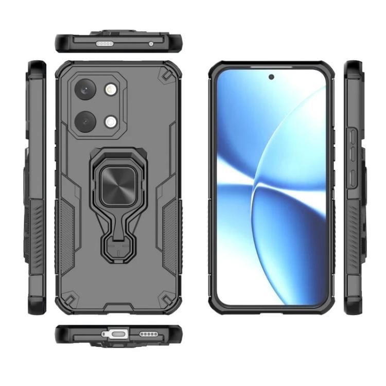 For Redmi Turbo 5 Max / Poco X8 Pro Max WANLONFENG Metal Kickstand Phone Case with Screen Protector