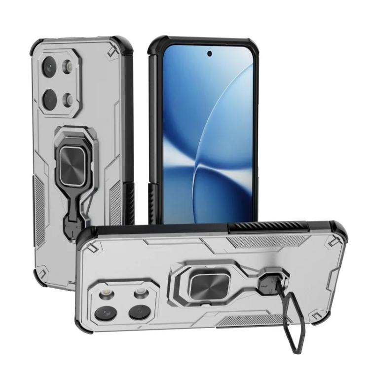 For Redmi Turbo 5 Max / Poco X8 Pro Max WANLONFENG Metal Kickstand Phone Case with Screen Protector