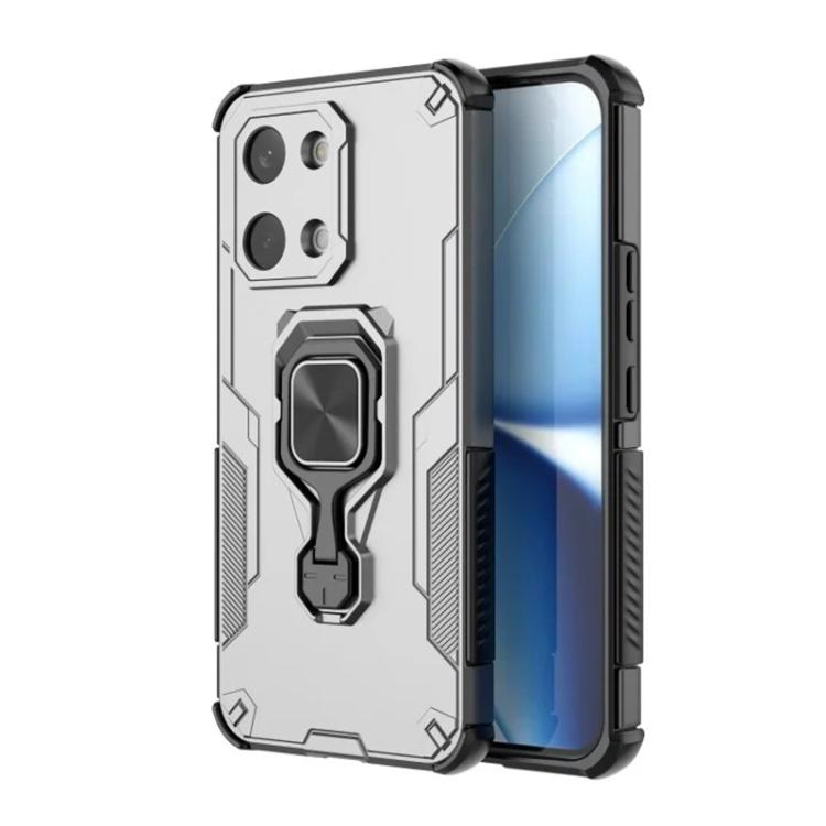 For Redmi Turbo 5 Max / Poco X8 Pro Max WANLONFENG Metal Kickstand Phone Case with Screen Protector