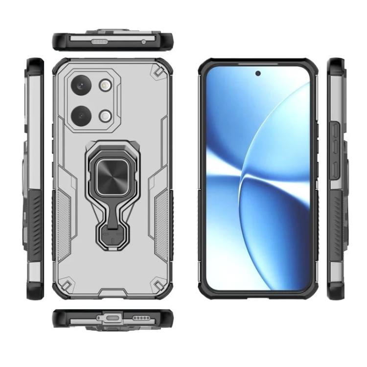 For Redmi Turbo 5 Max / Poco X8 Pro Max WANLONFENG Metal Kickstand Phone Case with Screen Protector
