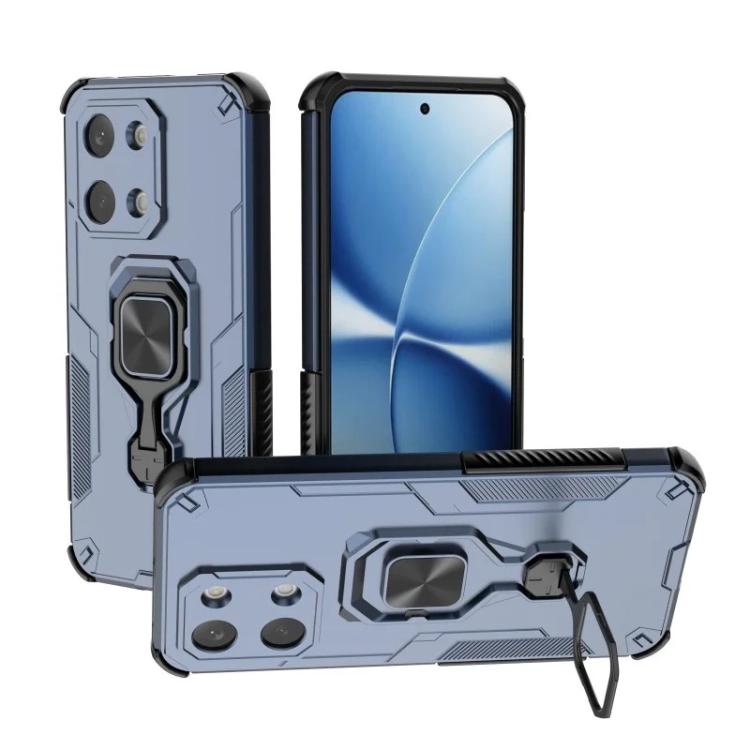 For Redmi Turbo 5 Max / Poco X8 Pro Max WANLONFENG Metal Kickstand Phone Case with Screen Protector