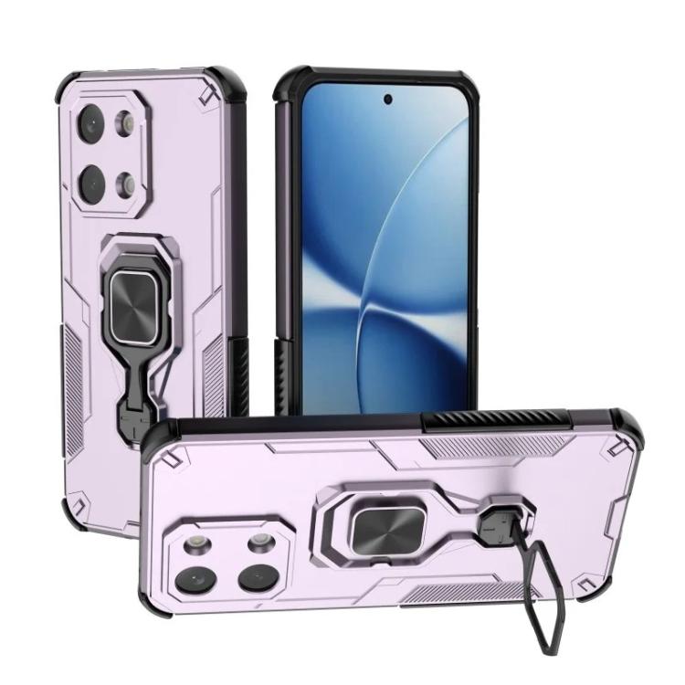 For Redmi Turbo 5 Max / Poco X8 Pro Max WANLONFENG Metal Kickstand Phone Case with Screen Protector
