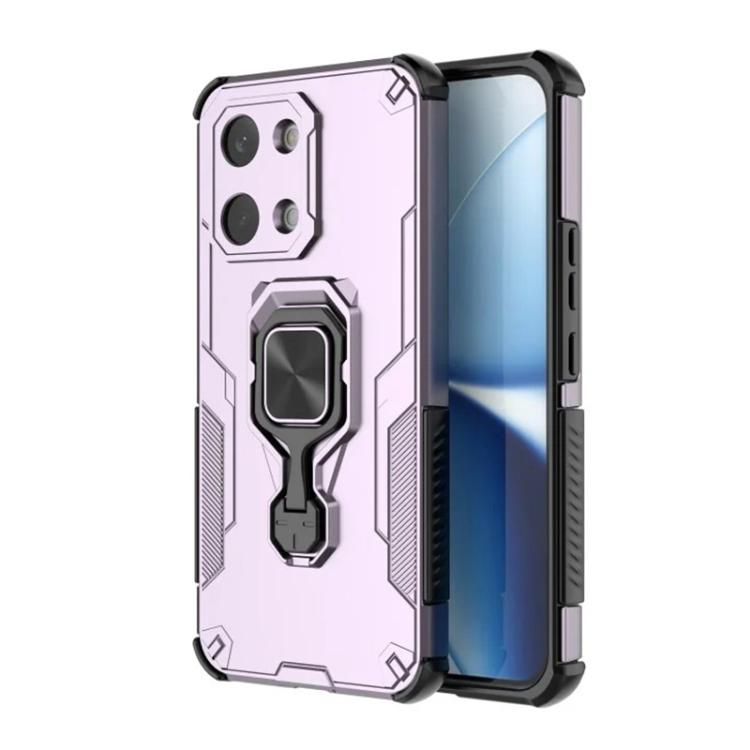 For Redmi Turbo 5 Max / Poco X8 Pro Max WANLONFENG Metal Kickstand Phone Case with Screen Protector