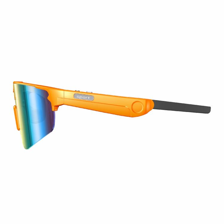 L085 8MP Dual-Mic Noise Cancellation AI Cycling Smart Glasses with Voice Assistant / Calling