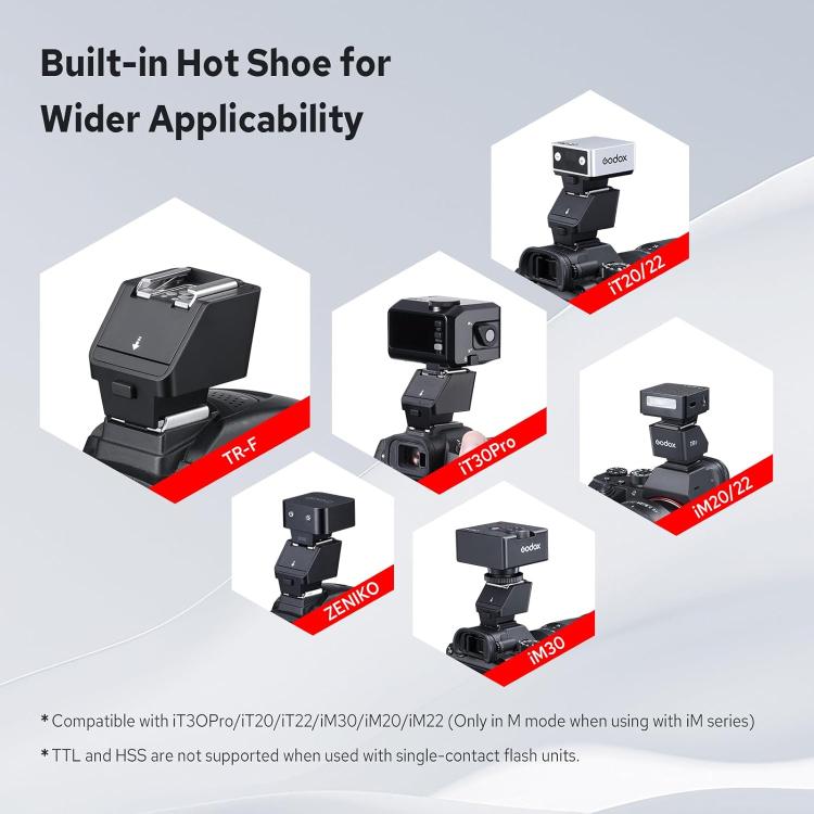 Godox TR TTL Hot Shoe Riser, Type:TR-F For FUJIFILM