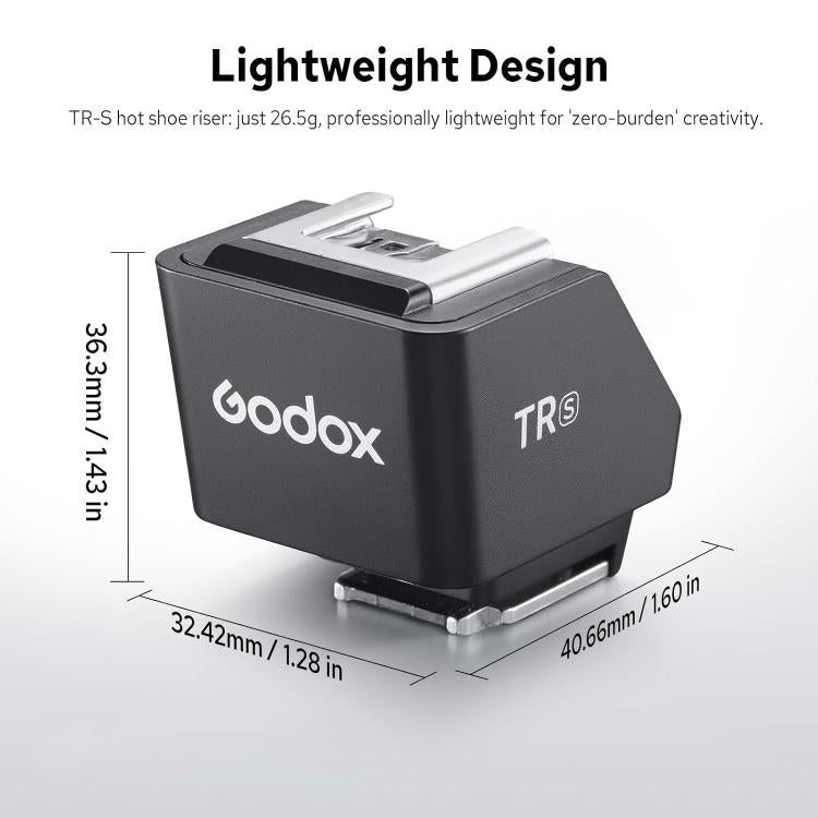 Godox TR TTL Hot Shoe Riser, Type:TR-S For Sony