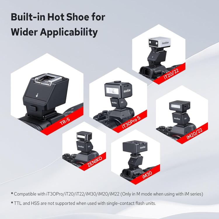 Godox TR TTL Hot Shoe Riser, Type:TR-S For Sony