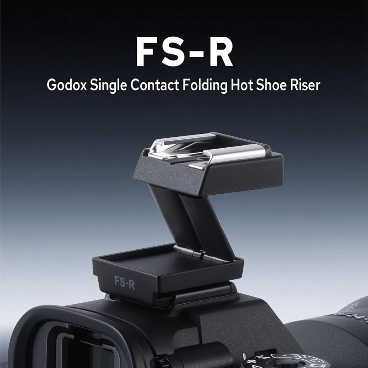 Godox FS-R Single Contact Folding Hot Shoe Riser, Type:FS-R