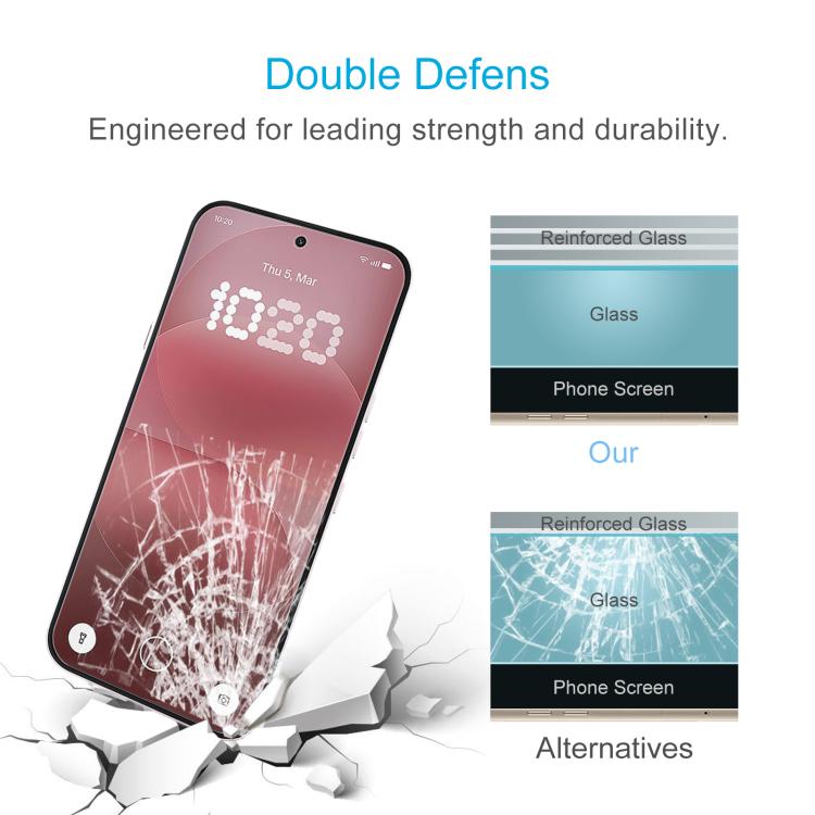 For Nothing Phone 4a Pro 10pcs 0.18mm High Aluminum Tempered Glass Film, Support Fingerprint Unlocking