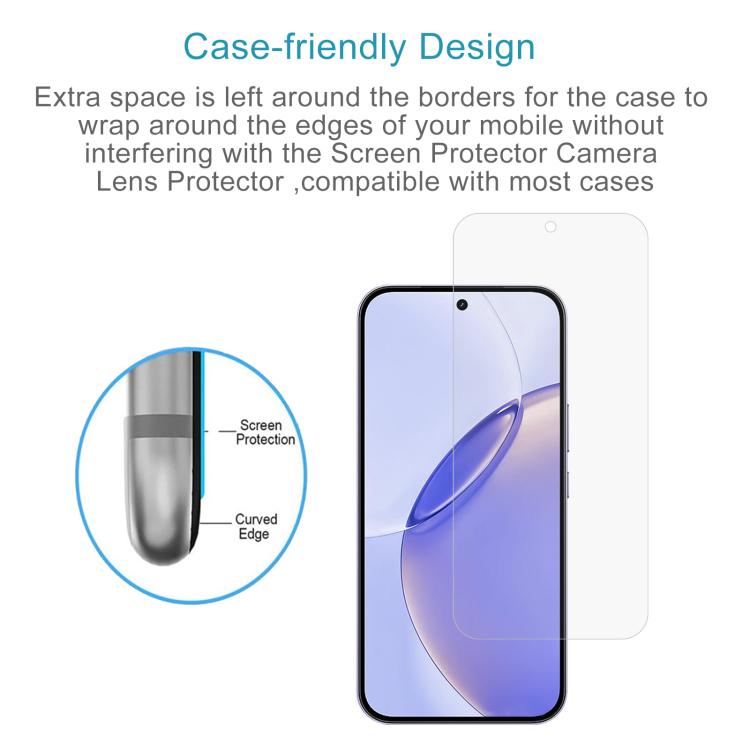 For Realme 16 Pro 5G 10pcs 0.18mm High Aluminum Tempered Glass Film, Support Fingerprint Unlocking