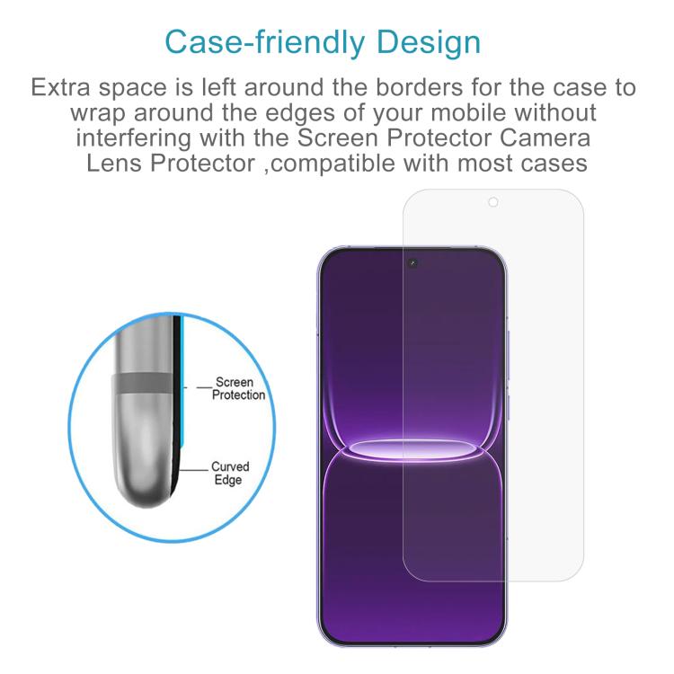 For Realme Neo8 5G 10pcs 0.18mm High Aluminum Tempered Glass Film, Support Fingerprint Unlocking