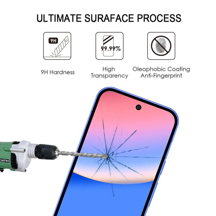 For Google Pixel 10 Full Glue Screen Tempered Glass Film, Support Fingerprint Unlocking