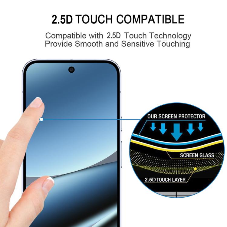 For Google Pixel 10 Pro XL Full Glue Screen Tempered Glass Film, Support Fingerprint Unlocking