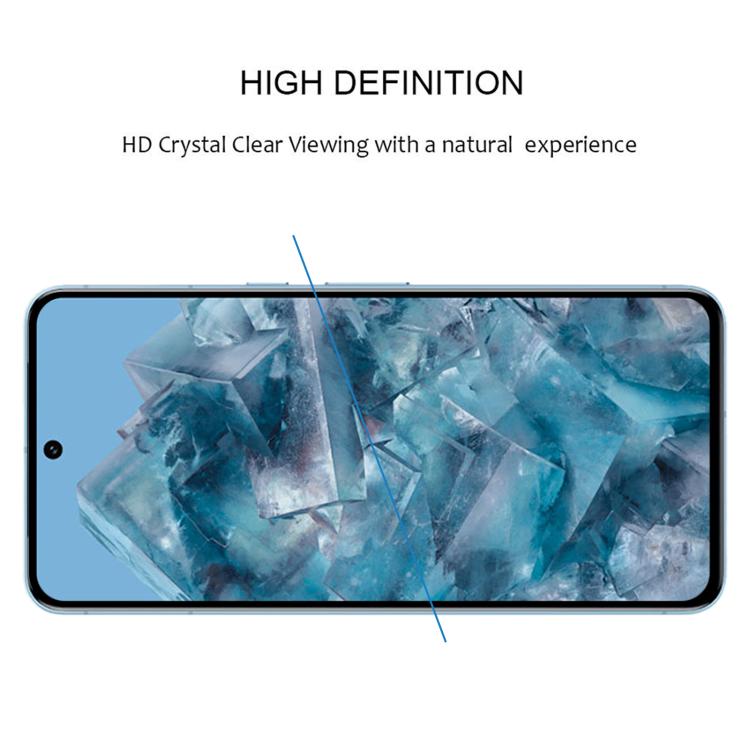 For Google Pixel 8 Pro Full Glue Screen Tempered Glass Film, Support Fingerprint Unlocking