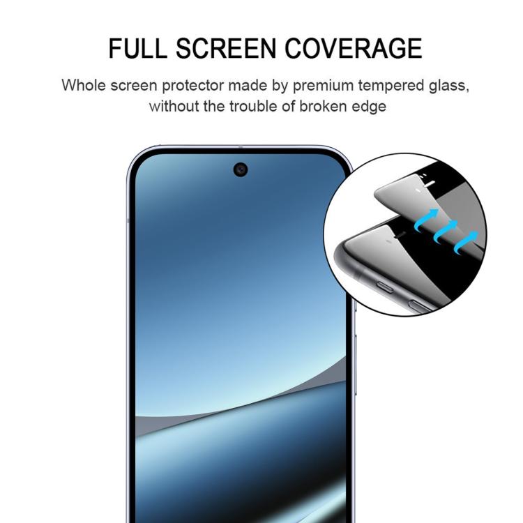 For Google Pixel 10 Pro XL 25pcs Full Glue Screen Tempered Glass Film, Support Fingerprint Unlocking