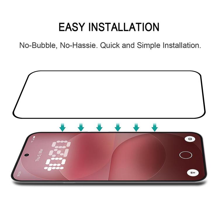 For Nothing Phone 4a Pro 25pcs Full Glue Screen Tempered Glass Film, Support Fingerprint Unlocking