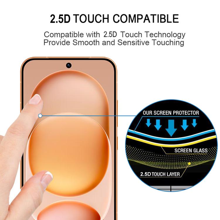 For Honor Magic8 Pro Air Full Glue Screen Tempered Glass Film, Support Fingerprint Unlocking