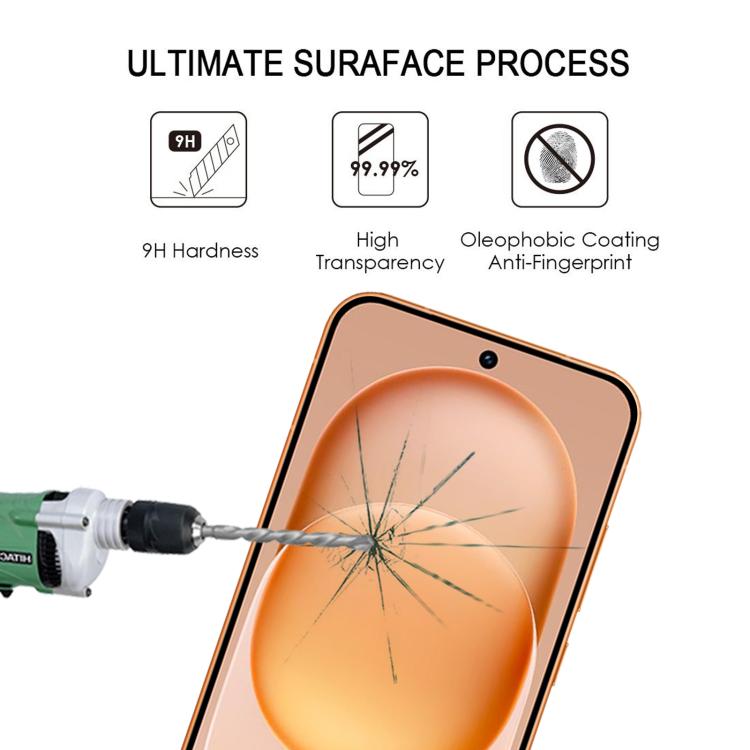 For Honor Magic8 Pro Air Full Glue Screen Tempered Glass Film, Support Fingerprint Unlocking