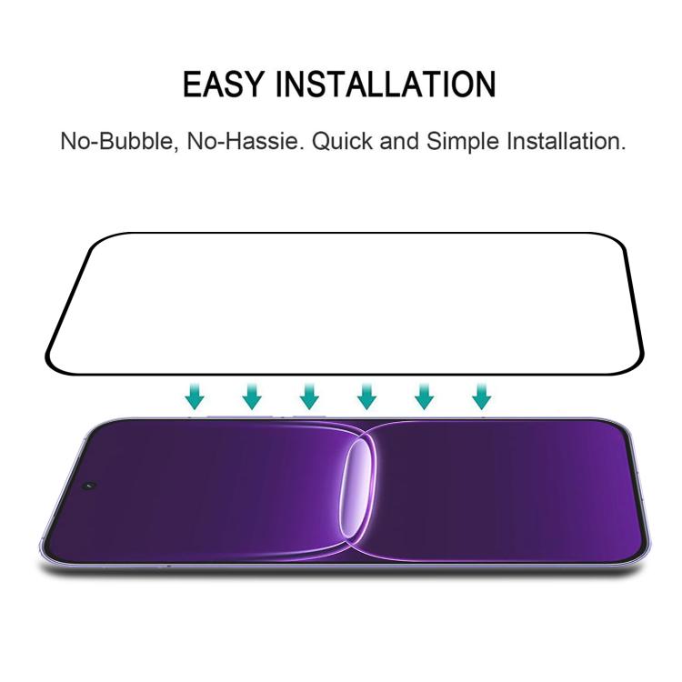 For Realme Neo8 5G Full Glue Screen Tempered Glass Film, Support Fingerprint Unlocking