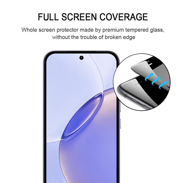 For Realme 16 Pro 5G 25pcs Full Glue Screen Tempered Glass Film, Support Fingerprint Unlocking