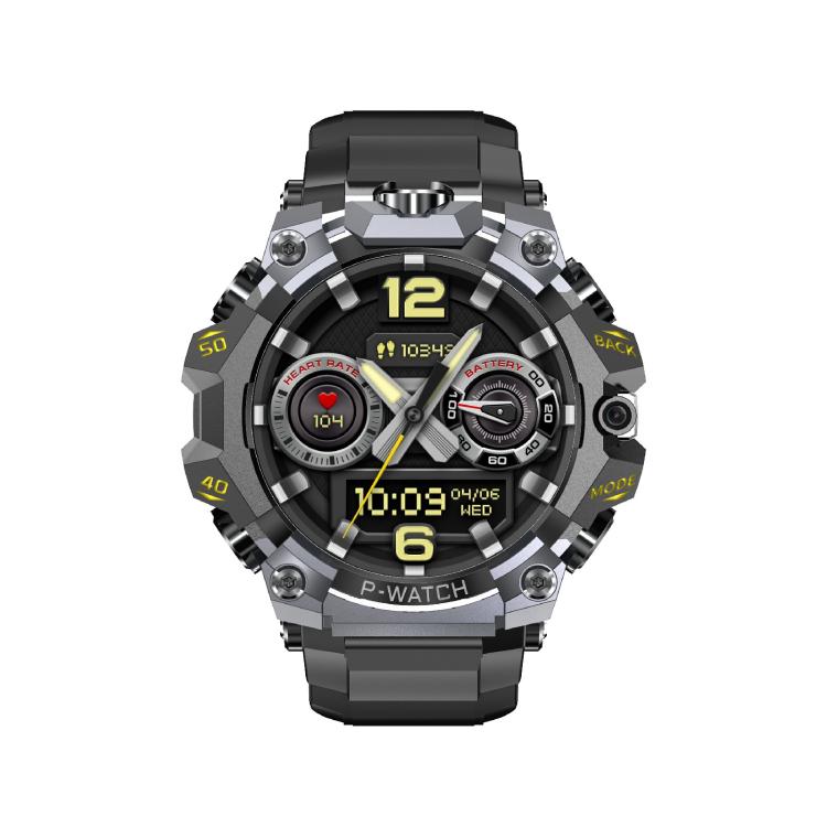 S669 1.75 inch AMOLED GPS Sport Smart Watch, Support Bluetooth Call / Sleep / Blood Oxygen / Heart Rate / Female Menstrual Cycle