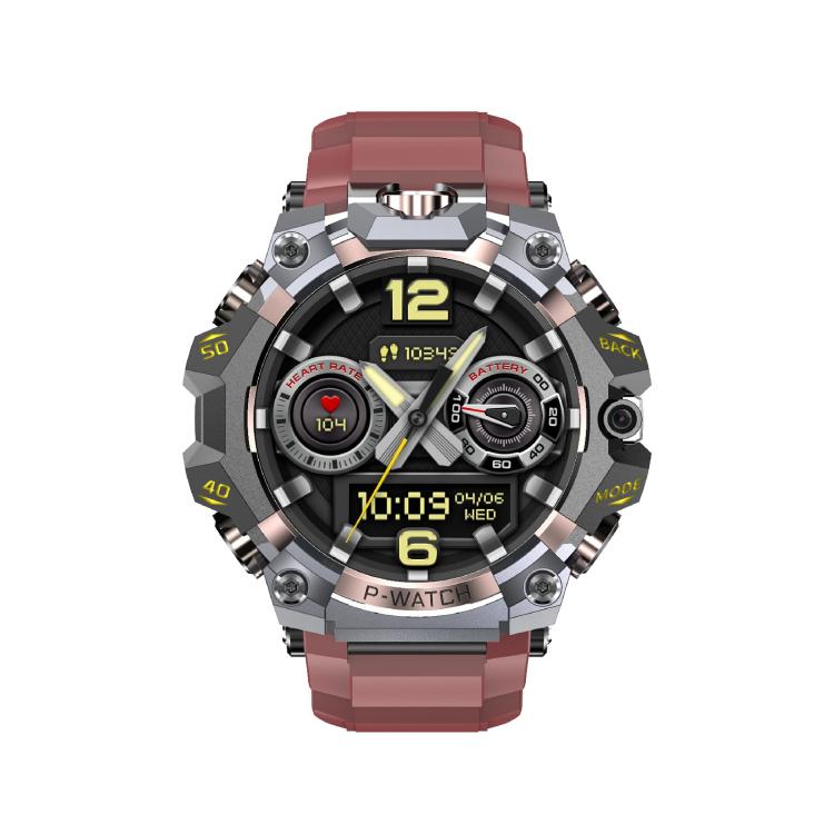 S669 1.75 inch AMOLED GPS Sport Smart Watch, Support Bluetooth Call / Sleep / Blood Oxygen / Heart Rate / Female Menstrual Cycle