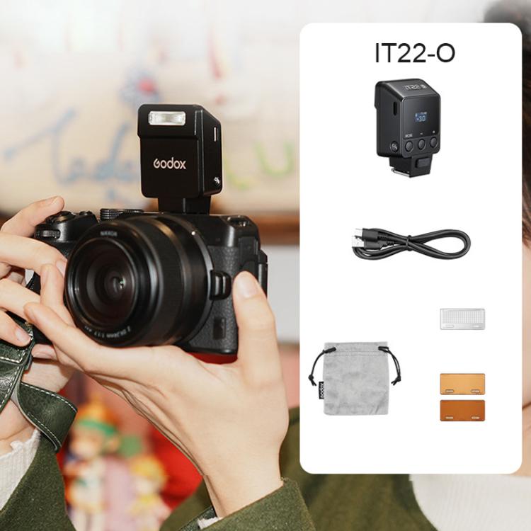Godox iT22 TTL Mini iFlash Camera Flash Light, Model:iT22 O For Olympus / Panasonic