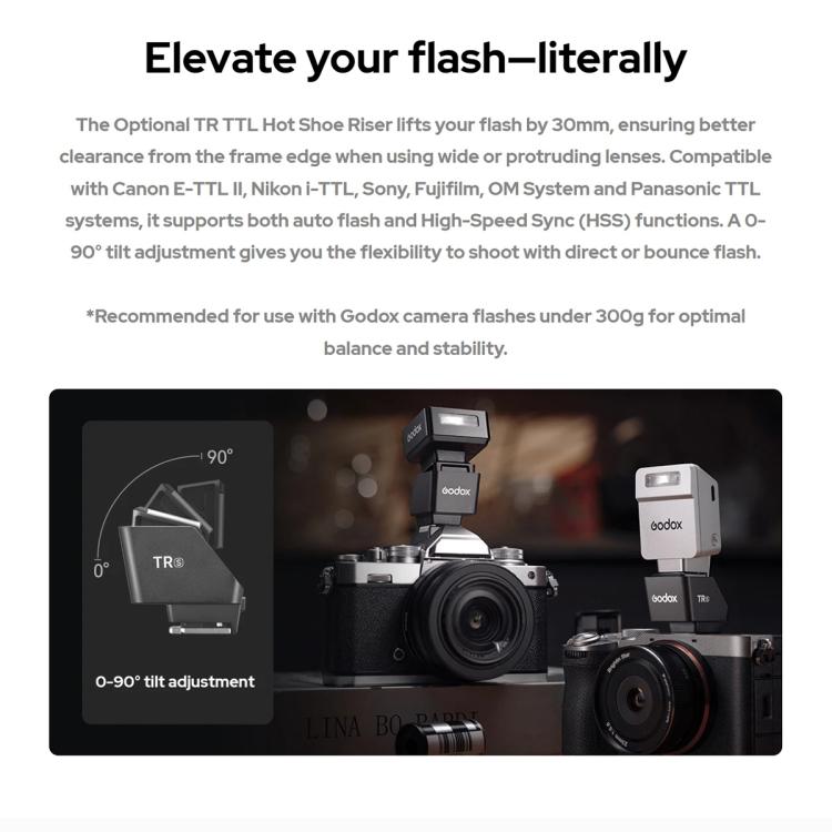 Godox iT22 TTL Mini iFlash Camera Flash Light, Model:iT22 N For Nikon