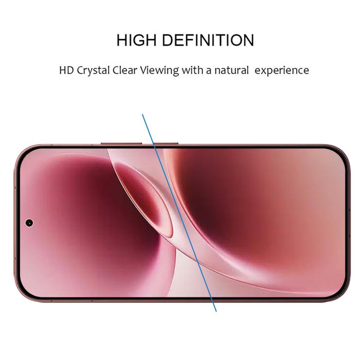 For vivo V70 Full Glue Screen Tempered Glass Film, Support Fingerprint Unlocking