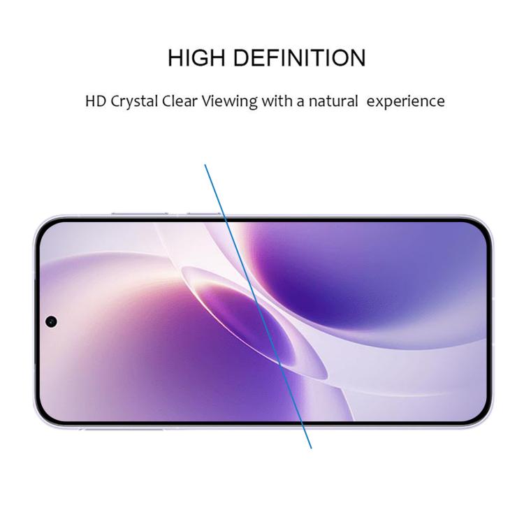 For vivo X300s Full Glue Screen Tempered Glass Film, Support Fingerprint Unlocking