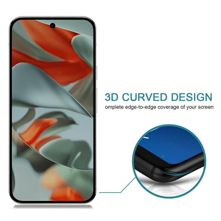 For Google Pixel 9 Pro XL 25pcs Full Cover Anti-peeping Tempered Glass Film,  Support Fingerprint Unlocking