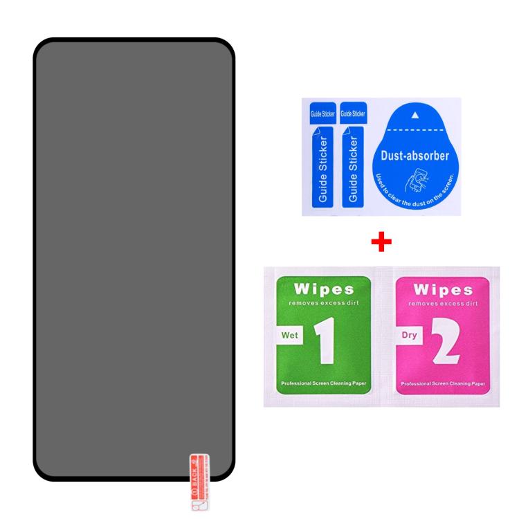 For Google Pixel 8 Pro 25pcs Full Cover Anti-peeping Tempered Glass Film,  Support Fingerprint Unlocking