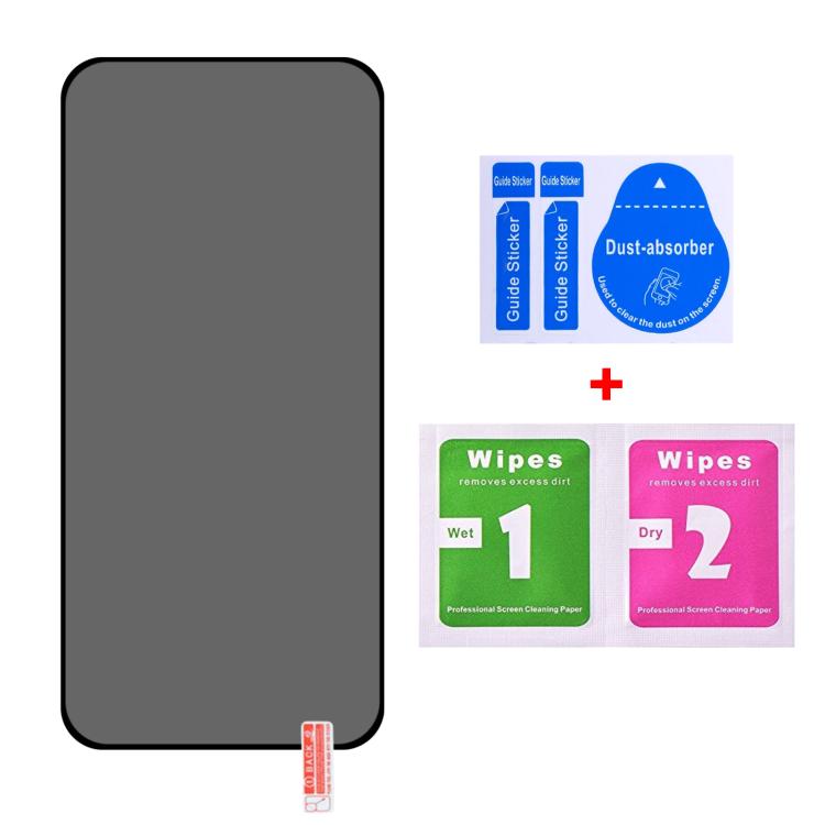 For Honor Play11 Plus 5G 25pcs Full Cover Anti-peeping Tempered Glass Film,  Support Fingerprint Unlocking