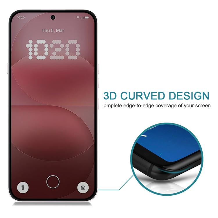 For Nothing Phone 4a Pro 25pcs Full Cover Anti-peeping Tempered Glass Film,  Support Fingerprint Unlocking