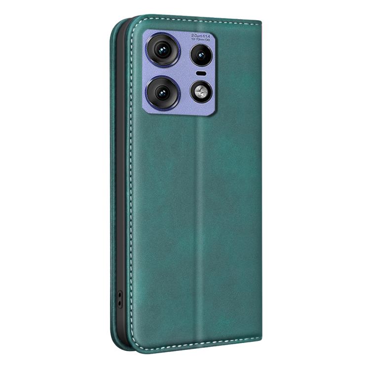 For Motorola Edge 50 Pro 5G BINFEN COLOR Calfskin Texture Magnetic RFID Vegan Leather Phone Case