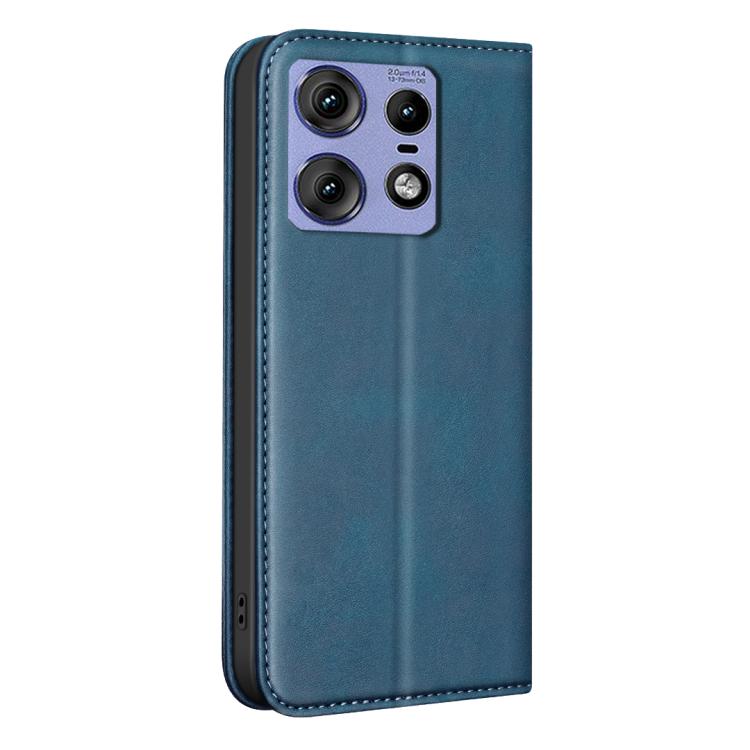 For Motorola Edge 50 Pro 5G BINFEN COLOR Calfskin Texture Magnetic RFID Vegan Leather Phone Case
