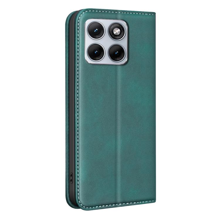 For Motorola Edge 70 Fusion 5G BINFEN COLOR Calfskin Texture Magnetic RFID Vegan Leather Phone Case