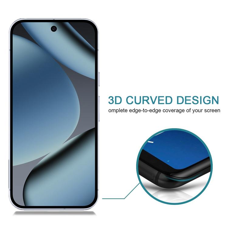 For Google Pixel 10 Pro 25pcs High Transparency Full Cover Anti-spy Tempered Glass Film, Support Fingerprint Unlocking