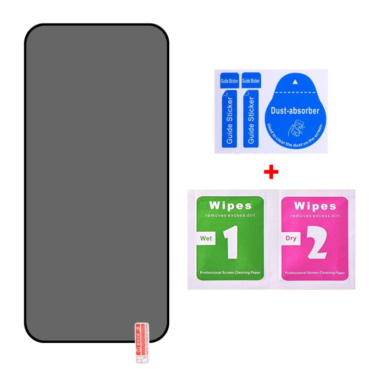 For Nothing Phone 4a Pro High Transparency Full Cover Anti-spy Tempered Glass Film, Support Fingerprint Unlocking