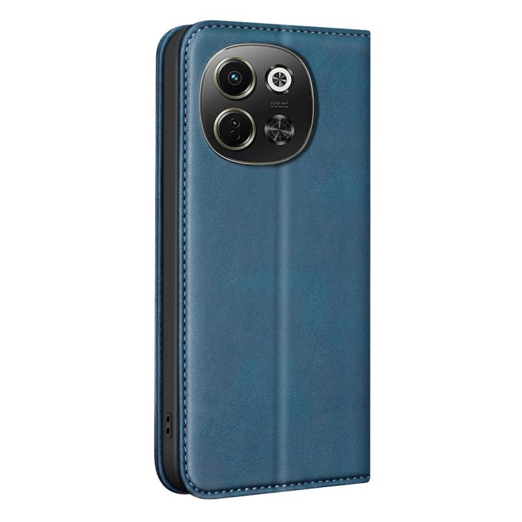 For Tecno Pova 6 Neo 5G / Spark 30 5G BINFEN COLOR Calfskin Texture Magnetic RFID Vegan Leather Phone Case