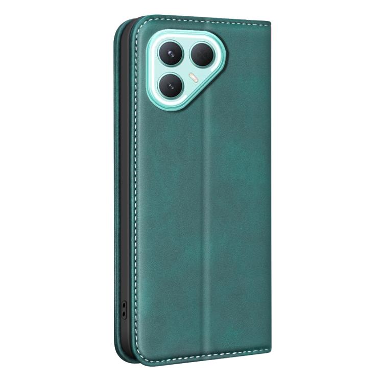 For Tecno Pova 7 Pro 5G BINFEN COLOR Calfskin Texture Magnetic RFID Vegan Leather Phone Case