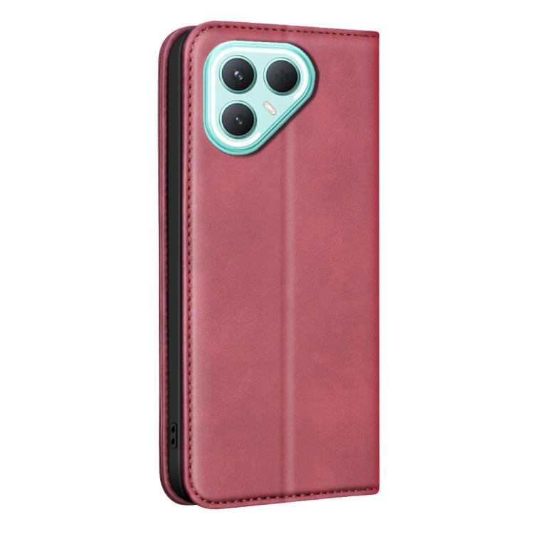 For Tecno Pova 7 Pro 5G BINFEN COLOR Calfskin Texture Magnetic RFID Vegan Leather Phone Case
