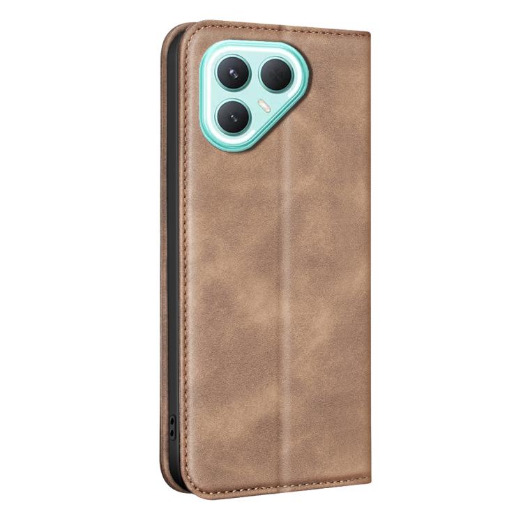 For Tecno Pova 7 Pro 5G BINFEN COLOR Calfskin Texture Magnetic RFID Vegan Leather Phone Case